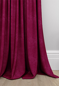 Faux Suede, Aubergine - Made to Measure Curtains
